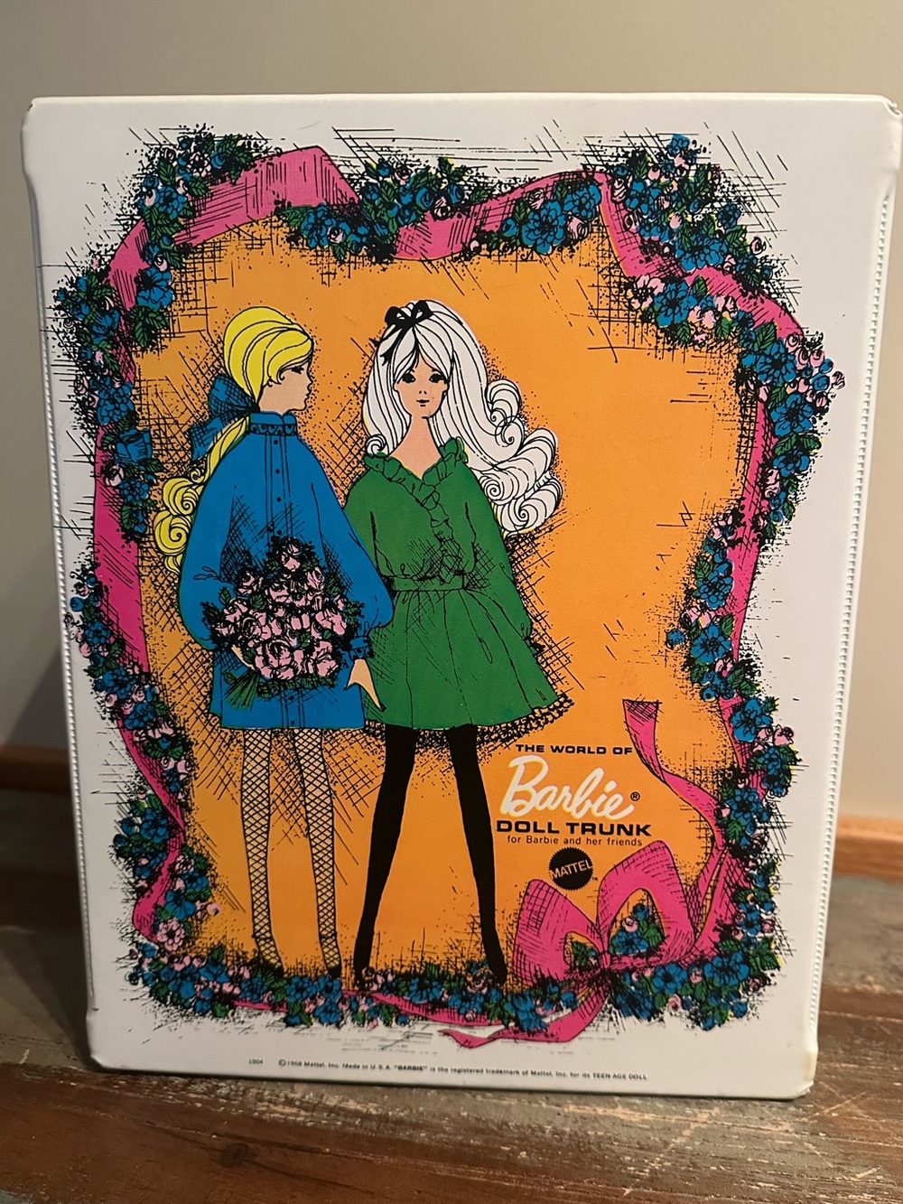 World of Barbie Doll Trunk Vintage 1968 Mattel collectible